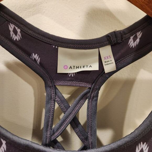Athleta Size XXS Tic Tac Toe Mandala Print Tank Bra - Picture 6 of 12